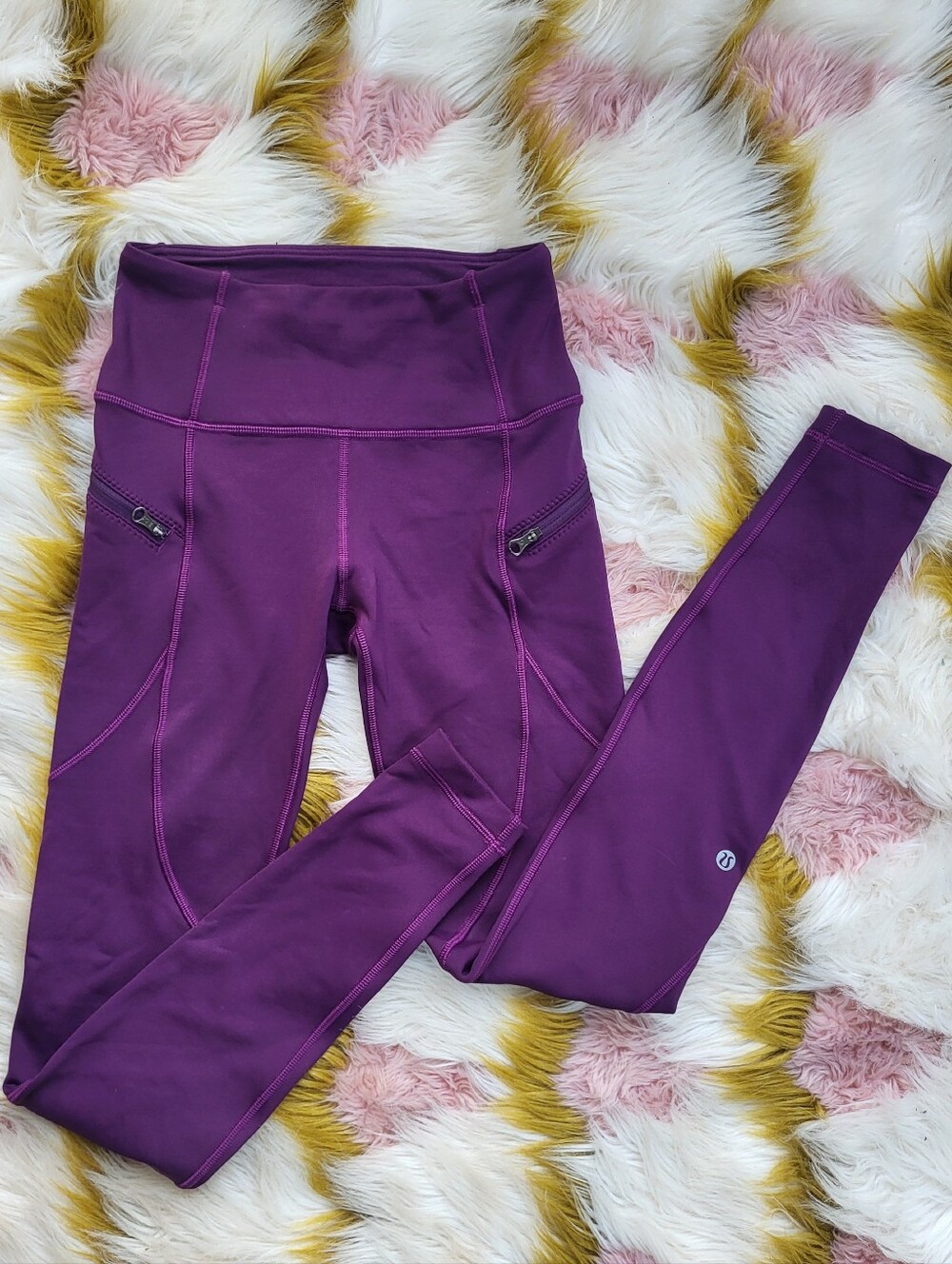lululemon athletica Size 4 Deep Purple Performance Leggings